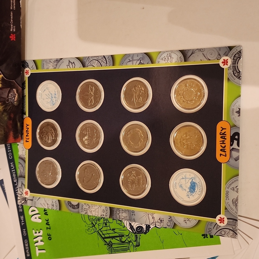 Royal Canadian Mint millennium coin set for kids - Picture 2 of 11